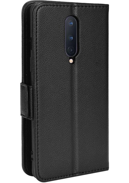 Oneplus 8 Kart Yuvaları Için Kılıf Tutucu Yan Toka Cüzdan Manyetik Pu Deri (Yurt Dışından)