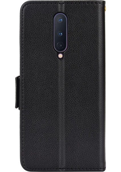 Oneplus 8 Kart Yuvaları Için Kılıf Tutucu Yan Toka Cüzdan Manyetik Pu Deri (Yurt Dışından)