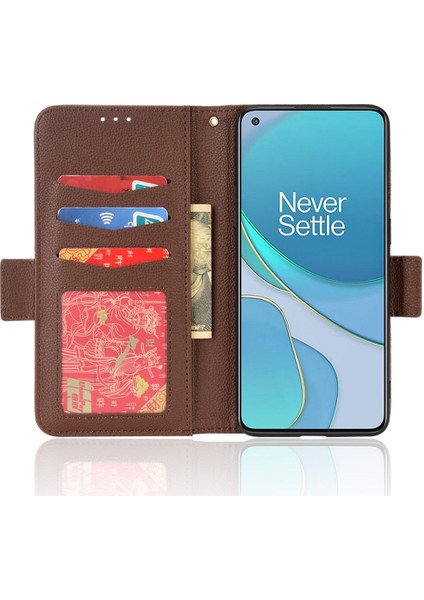 Oneplus 8t Manyetik Cüzdan Yan Toka Pu Deri Kart Yuvaları Için Kılıf (Yurt Dışından) fiyatları