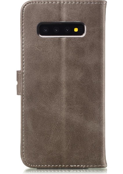 Cüzdan Kılıf Samsung Galaxy S10 Artı Tüm Yuvarlak Koruma Manyetik (Yurt Dışından) indirimleri