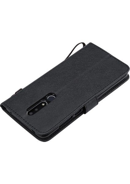 Kart Yuvası Klasik Düz Renk Yüksek Telefon ile Nokia 3.1 Plus Için Flip Case (Yurt Dışından)