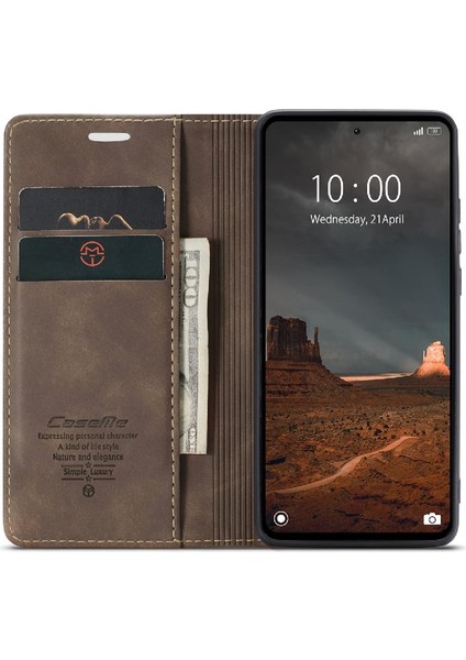 Xiaomi Redmi Için Flip Case 11A 4g Kılıf Kart Yuvası Kickstand Flip Folio Kitap (Yurt Dışından)