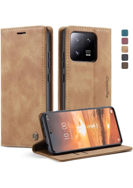 Xiaomi 13 Pro Için Flip Case Manyetik Kapatma Darbeye Çevir Folio Kitap Pu (Yurt Dışından)