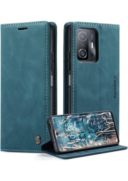 Xiaomi 11T Için Flip CASE/11T Pro Flip Folio Kitap Vintage Pu Deri Cüzdan (Yurt Dışından)