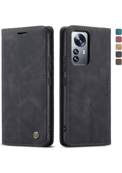 Xiaomi 12 Pro Için Flip Case Manyetik Kapatma Darbeye Çevir Folio Kitap (Yurt Dışından)