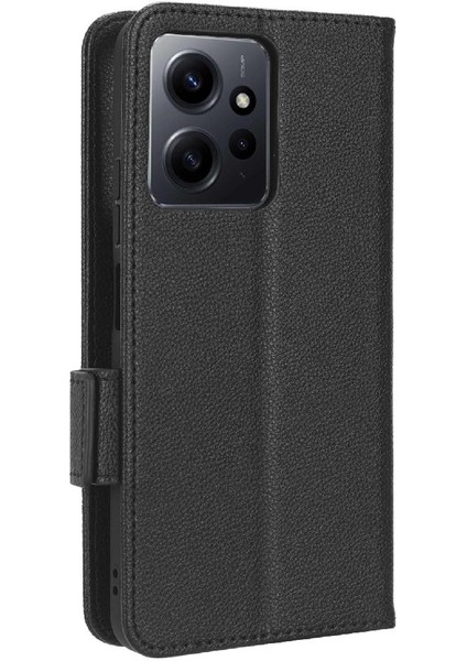 Xiaomi Redmi Için Not 12 4g Pu Deri Manyetik Cüzdan Yan Toka (Yurt Dışından)