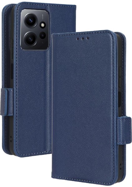 Xiaomi Redmi Için Not 12 4g Pu Deri Manyetik Cüzdan Yan Toka (Yurt Dışından)