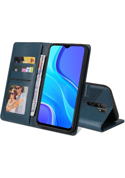 Xiaomi Redmi 9 Darbeye Kickstand 4 Köşe Koruma Için Flip Case (Yurt Dışından)