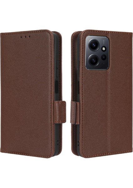 Xiaomi Redmi Için Not 12 4g Pu Deri Manyetik Cüzdan Yan Toka (Yurt Dışından)
