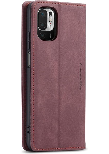 Xiaomi Poco M3 Pro 5g Için Flip Case Vintage Pu Deri Cüzdan Manyetik (Yurt Dışından)