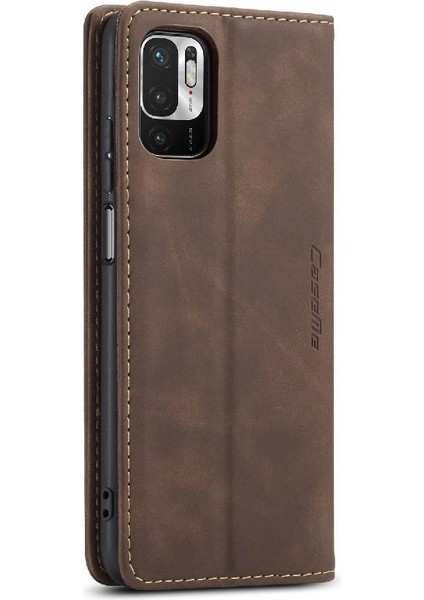 Xiaomi Poco M3 Pro 5g Için Flip Case Vintage Pu Deri Cüzdan Manyetik (Yurt Dışından)