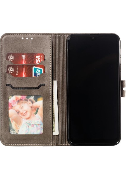 Cüzdan Kılıf Samsung Galaxy M10/A10 Kickstand Kart Tutucu Manyetik (Yurt Dışından) modelleri