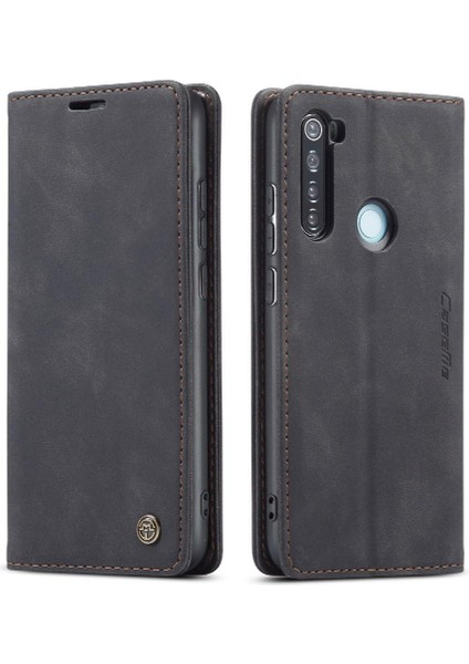 Xiaomi Redmi Not 8 Için Flip Case Kart Yuvası Kickstand Manyetik Pu (Yurt Dışından)