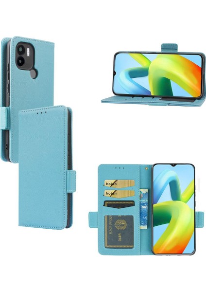 Xiaomi Redmi A1 Artı Manyetik Yan Toka Cüzdan Pu Deri Kart (Yurt Dışından)
