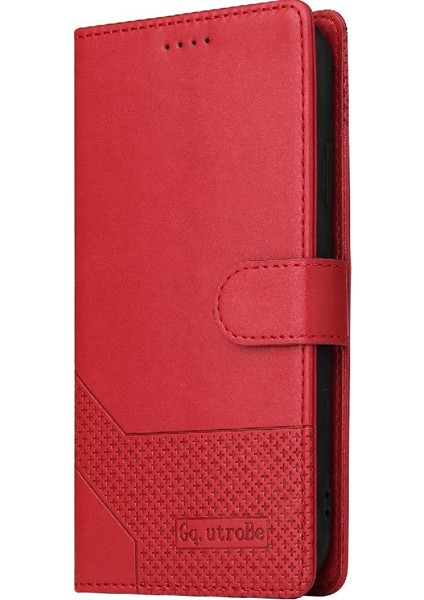 BDT Market Oppo A93 5g Premium Deri Üç Kart Yuvaları Kickstand 4 Için Flip Case (Yurt Dışından)