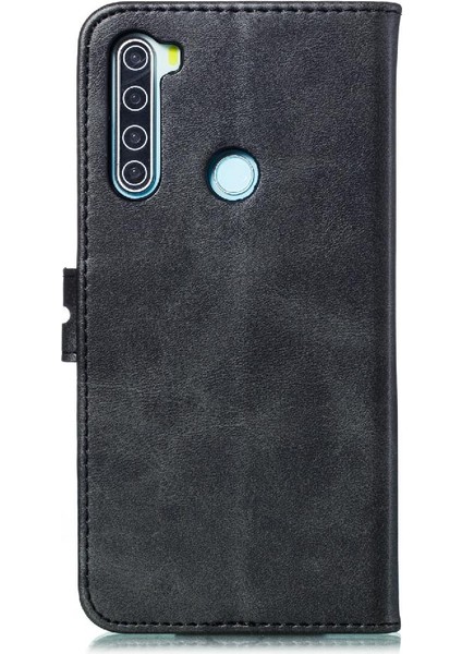 Xiaomi Redmi Not 8 Için Cüzdan Durumda Manyetik Kapatma Kabartmalı Kickstand (Yurt Dışından)