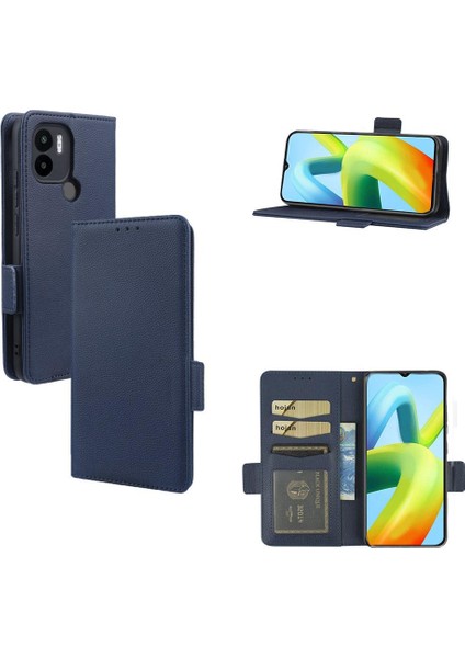 Xiaomi Redmi A1 Artı Manyetik Yan Toka Cüzdan Pu Deri Kart (Yurt Dışından)