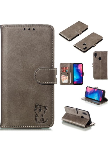 Cüzdan Kılıf Için Xiaomi Redmi Not 7/7 Pro/7s Manyetik Kapatma Tüm Yuvarlak (Yurt Dışından)