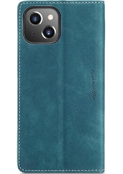 Iphone 15 Için Flip Case Artı Vintage Pu Deri Cüzdan Flip Folio Kitap (Yurt Dışından)