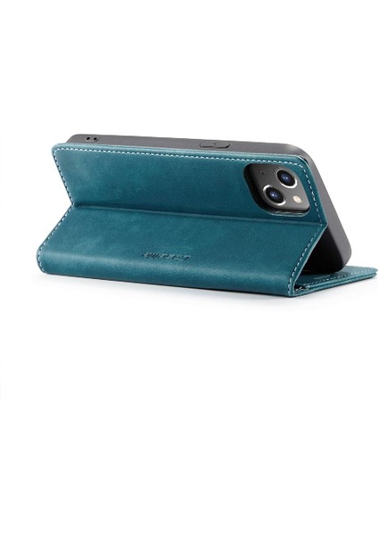 Iphone 15 Için Flip Case Artı Vintage Pu Deri Cüzdan Flip Folio Kitap (Yurt Dışından)