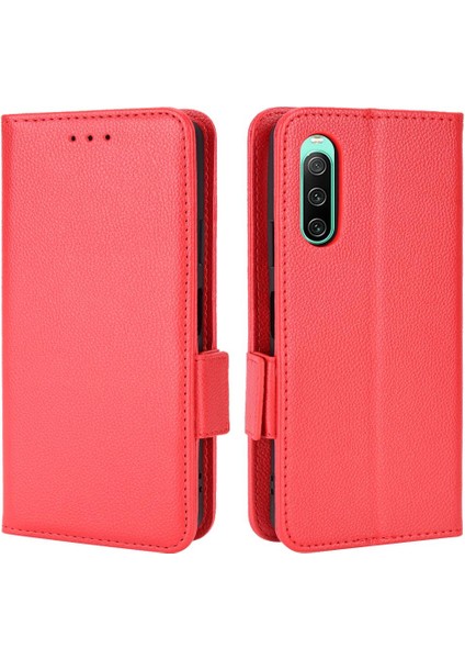 Sony Xperia 10 Iv Pu Deri Kart Yuvaları Için Kılıf Tutucu Yan Toka Cüzdan (Yurt Dışından) indirimleri