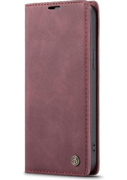 Iphone 12 Için Flip Case Pro Max Manyetik Kapatma Darbeye Vaka Kart Yuvası (Yurt Dışından)