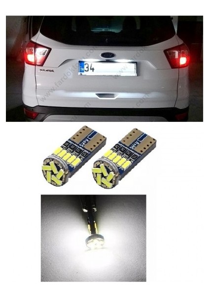 Ford Kuga LED Plaka Lambası Aydınlatma Ampulü T10