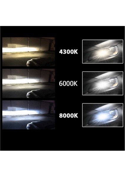 D3S Xenon Oto Ampul 6000K %50 Fazla Işık modelleri