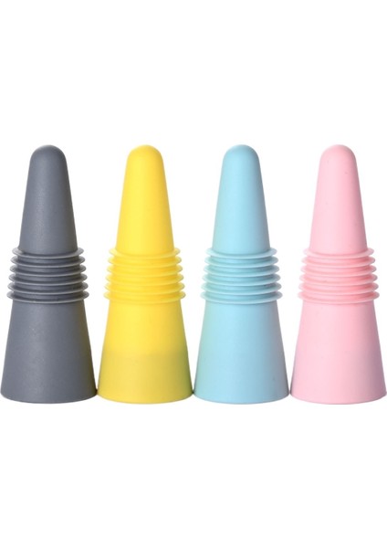 Taze Sızdırmazlık Silikon Şarap Şişesi Tıpası Konik (Yurt Dışından)