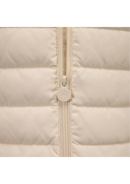 %100 Kaz Tüyü Mont Ekru S - Lulu Koleksiyonu fırsatları