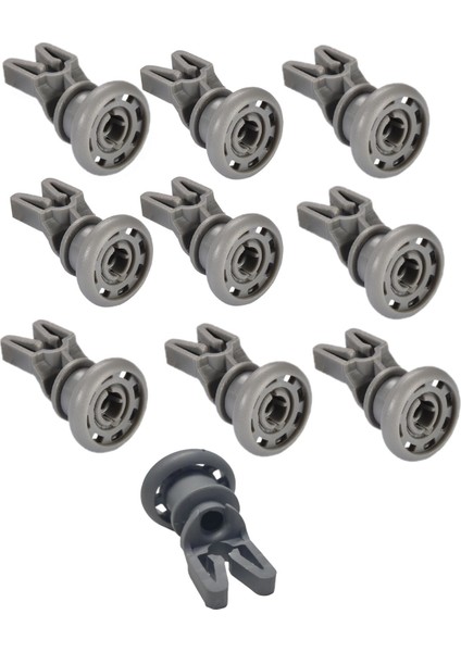 Beko D1 3001 Bulaşık Makinesi Ray Tekeri Üst Sepet Tekerleği Takımı 10 Adet Uyumlu