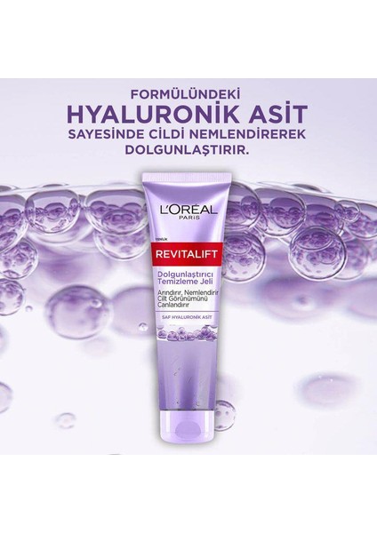 L'oréal Paris 3 Adet Loreal Paris Revitalift Dolgunlaştırıcı Temizleme Jeli 150 Ml Ve Rosıe