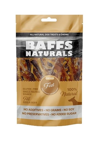 Baffs Naturals Tavuk Ayak Köpek Ödül Maması 100 gr