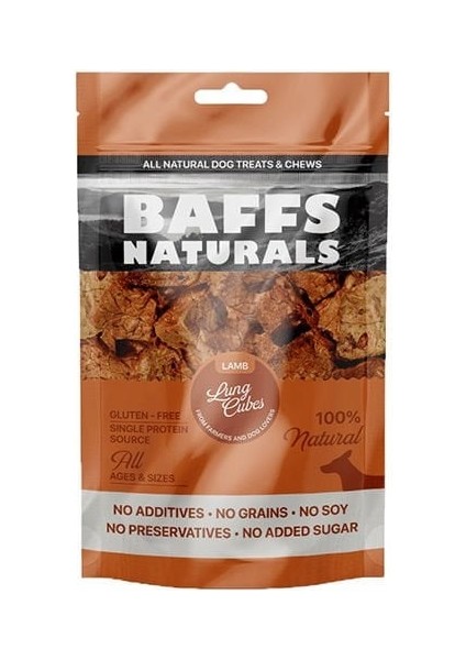 Baffs Natural Baffs Naturals Kuzu Küp Ciğer Köpek Ödül Maması 100 gr