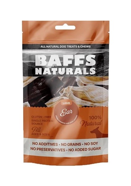 Baffs Naturals Kuzu Kulağı Köpek Ödül Maması 100 gr
