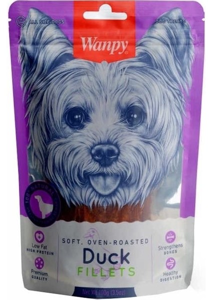 Yumuşak Ördekli Fileto Köpek Ödül Maması 100 gr