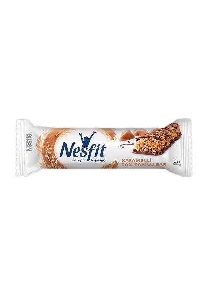 Nestle Nesfit Karamelli Tam Tahıllı Bar 23,5g