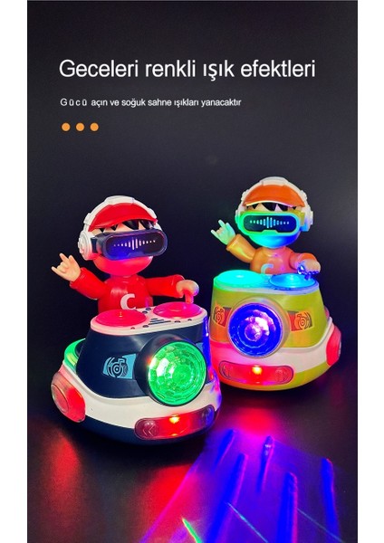 Yeni Douyin Elektrikli Evrensel Dj Disk Elektronik Müzik Küçük Çocuk Serin Hafif Müzik Çocuk Oyuncak (Yurt Dışından)