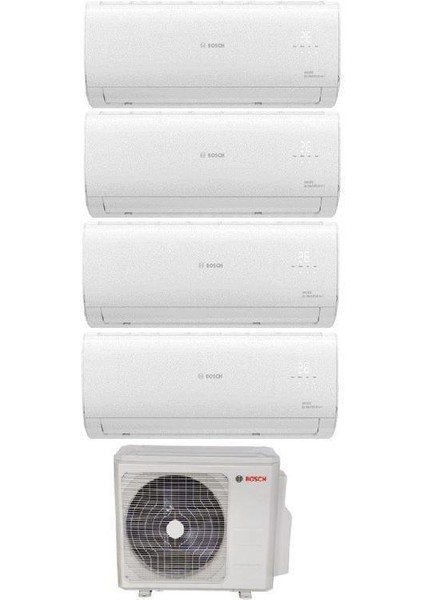 A+ 42000 BTU 1 Dış + 4 Iç Ünite 9000 + 9000 + 9000 + 12000 BTU Multi Inverter Klima