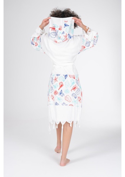 Baskılı Bambu Peştemal Sabahlık Bornoz fırsatları