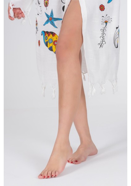 Baskılı Bambu Peştemal Sabahlık Bornoz fiyatları