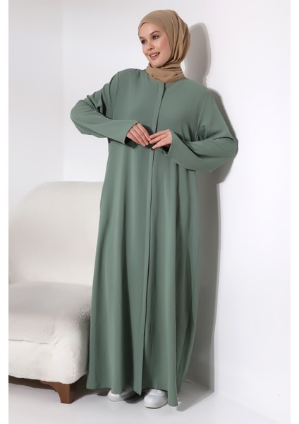Mint Kadın Aerobin Gizli Fermuarlı Tesettür Ferace Elbise fırsatları