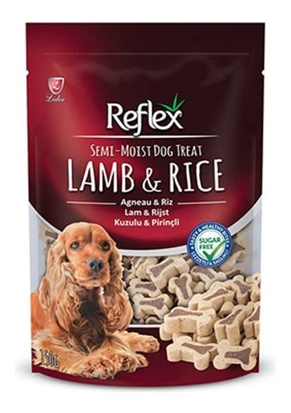 Reflex Kuzu ve Pirinçli Yarı Yumuşak Köpek Ödül Maması 150 gr