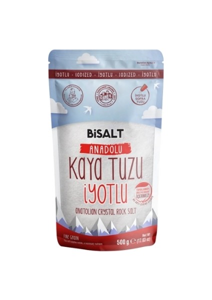 Anadolu Kaya Tuzu İnce İyotlu 500 g