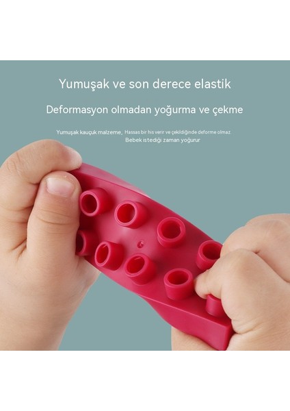 Aydınlanma Yapı Taşları Çocuk Eğitici Yumuşak Kauçuk Yapı Taşları Büyük Parçacıklar Erken Eğitim Oyuncaklarını Teşvik Eder Ulaşım Araba Serisi Montaj 85 Adet (Yurt Dışından)