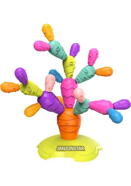 Yaratıcı Sürekli Değişen Manyetik Kaktüs Çocuk Erkek ve Kız Eğitici Erken Eğitim Yapı Taşları Manyetik Montaj Doğum Günü Hediyesi Oyuncaklar 38 P (Yurt Dışından)