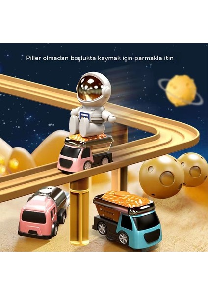 Çocuk Eğitici Araba Macera Parkuru Otopark Oyuncak Araba Seti Sahildeki Çocuk 7 Araba (Yurt Dışından)