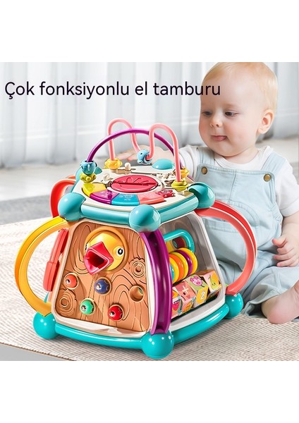 Bebek Çok Fonksiyonlu El Alkış Davul Oyuncak Eğitici Erken Çocukluk Eğitimi Bebek Heptahedron Müzik Alkış Davul (Yurt Dışından) fiyatları