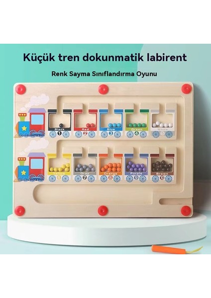 Çocuk Ahşap Manyetik Küçük Tren, Renk Sınıflandırması, Sayma Tahtası, Kalem Operasyonu, Matematiksel Bulmaca Oyuncakları (Yurt Dışından) fiyatları