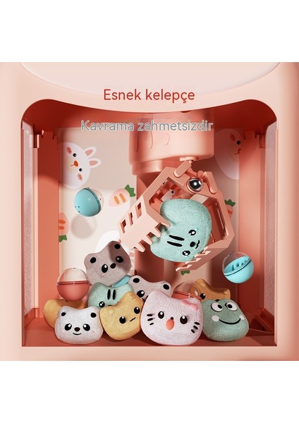 Yeni Sevimli Tavşan Mini Ev Pençe Makinesi Oyuncak Ses ve Hafif Müzik Eğitici Sevimli Küçük Ayı Doğum Günü Hediyesi (Yurt Dışından) modelleri